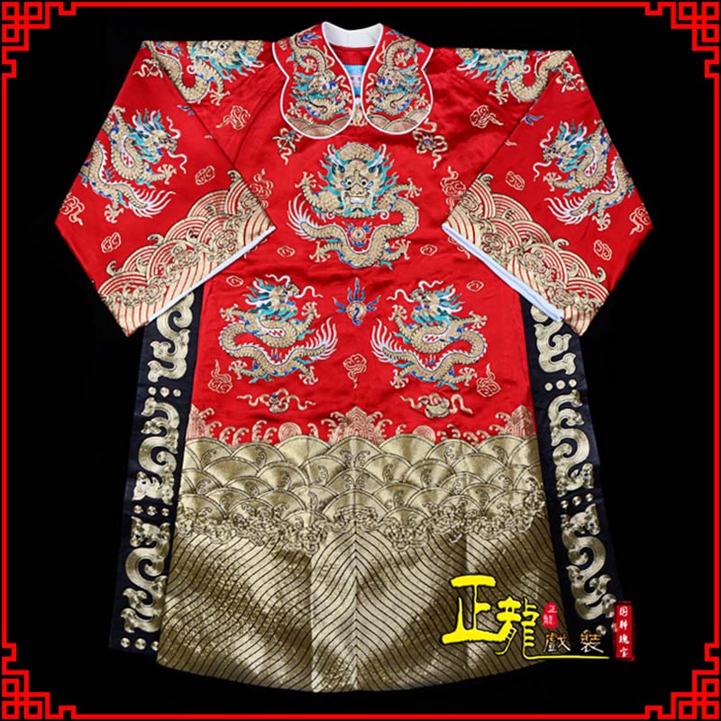 绵阳皇帝蟒袍全金八宝团龙蟒